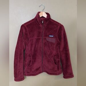 Patagonia Women's Burgundy Fleece Jacket